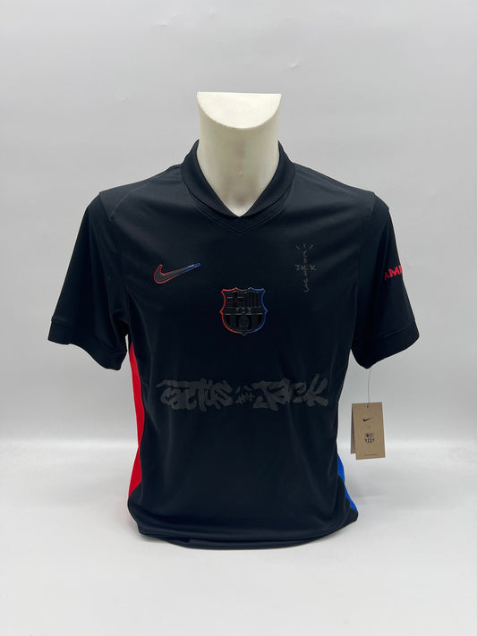 Limitiertes Barcelona x Cactus Jack Trikot Travis Scott M