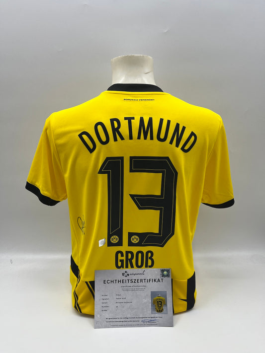 Borussia Dortmund Trikot Pascal Groß signiert Autogramm Puma Neu L