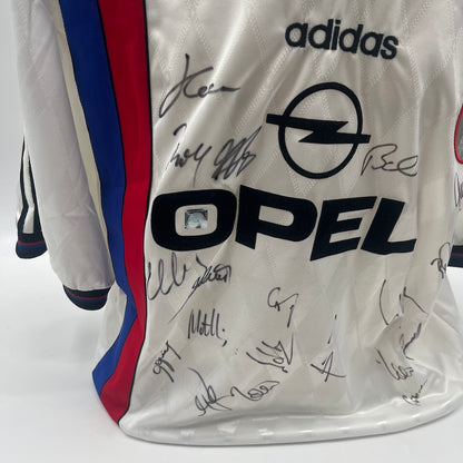 Bayern München Trikot 1996/1997/1998 Teamsigniert Bundesliga COA Adidas XL