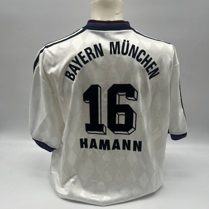 Bayern München Trikot 1996/1997/1998 Teamsigniert Bundesliga COA Adidas neu XL