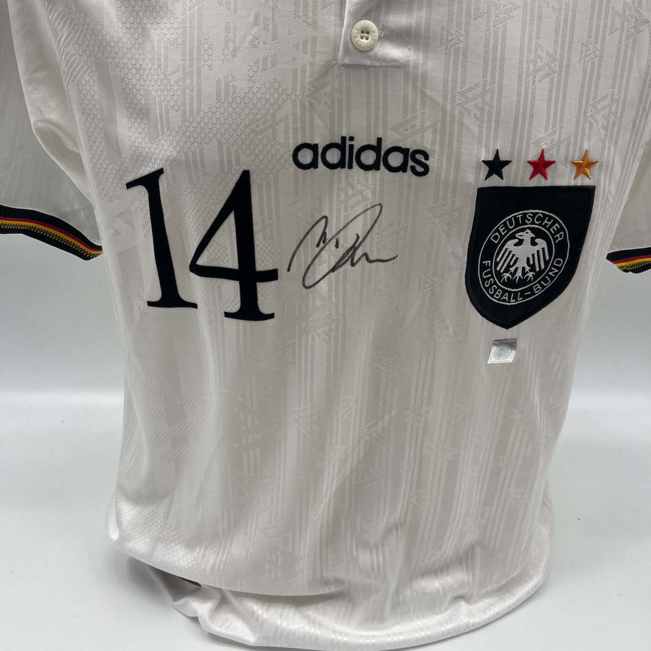 Deutschland Repro Trikot Markus Babbel signiert DFB Neu Autogramm L