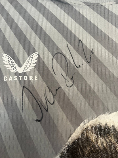 Sevilla FC Shirt Portrait Ivan Rakitic handgemalt und signiert Castore neu L