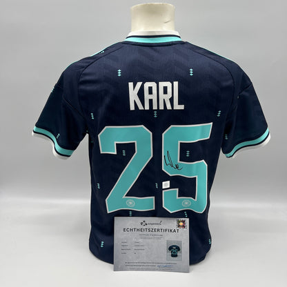 DFB Trikot WM 2026 Lennart Karl signiert Autogramm Adidas COA M