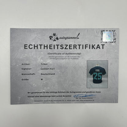 DFB Trikot WM 2026 Lennart Karl signiert Autogramm Adidas COA M