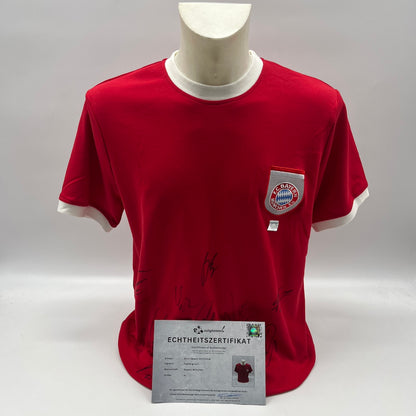 Bayern München Shirt 2017/2018 Teamsigniert Bundesliga COA XL