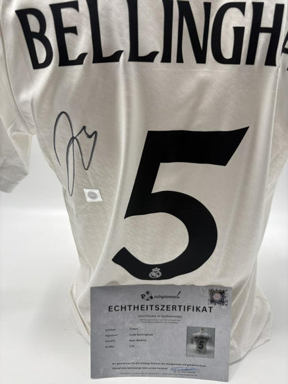 Real Madrid Trikot Jude Bellingham signiert Autogramm Adidas COA 176