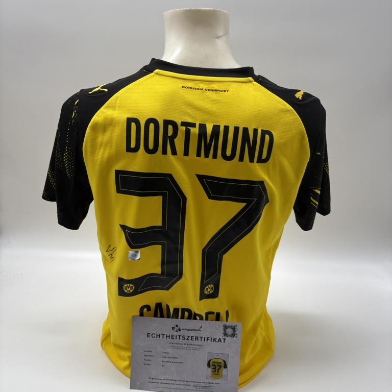 Borussia Dortmund Trikot Cole Campbell signiert BVB Puma M