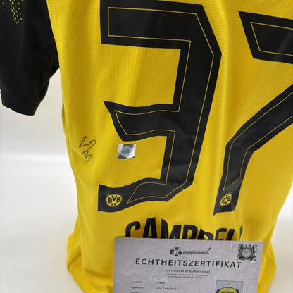 Borussia Dortmund Trikot Cole Campbell signiert BVB Puma M