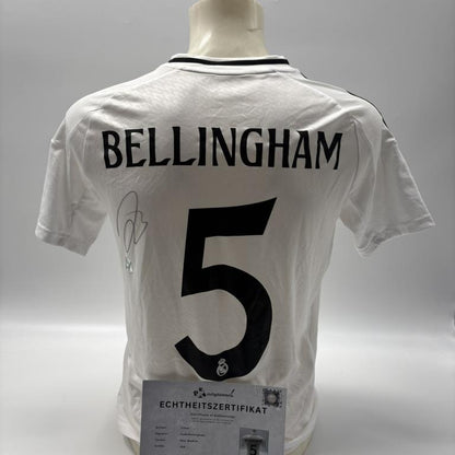 Real Madrid Trikot Jude Bellingham signiert Autogramm Adidas COA 164