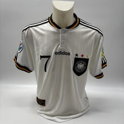 DFB Repro Trikot Andreas Möller signiert Adidas COA Deutschland Autogramm M