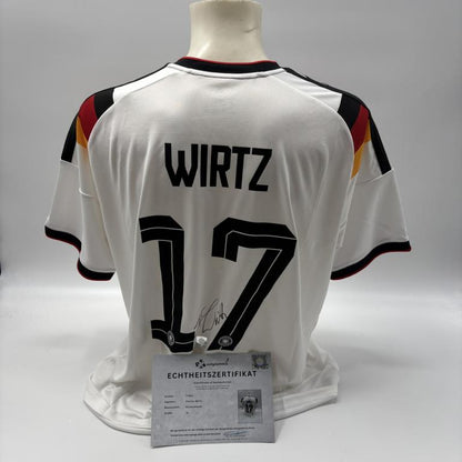 DFB Trikot Florian Wirtz signiert Adidas COA Deutschland Autogramm XL