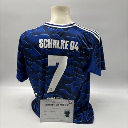 Schalke 04 Trikot Christian Gomis signiert S04 Bundesliga Fußball Adidas Neu XL