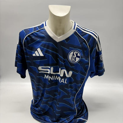 Schalke 04 Trikot Christian Gomis signiert S04 Bundesliga Fußball Adidas Neu XL
