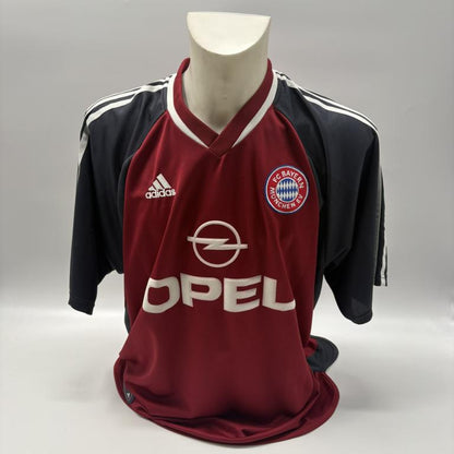 Bayern München Trikot Bixente Lizarazu signiert Autogramme Bundesliga Adidas XL