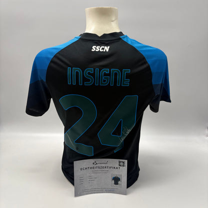 SSC Neapel Trikot Lorenzo Insigne signiert Italien Autogramm Fußball M
