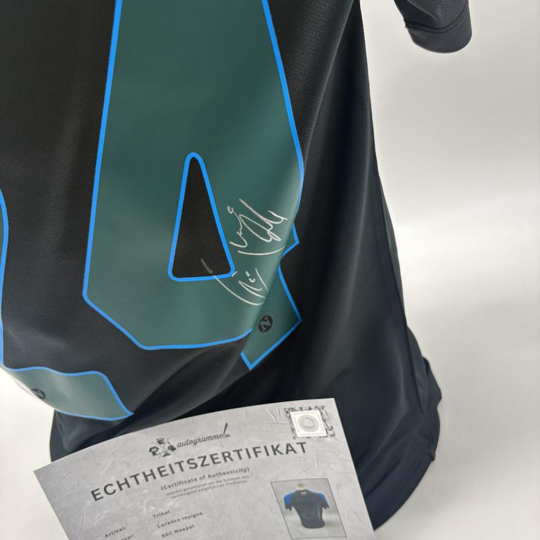 SSC Neapel Trikot Lorenzo Insigne signiert Italien Autogramm Fußball M