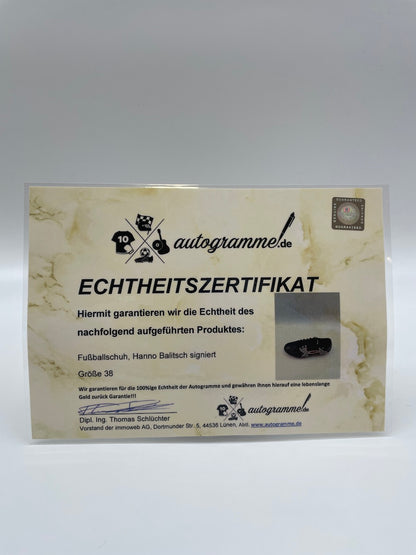 Football shoe Hanno Balitsch signed Football Hannover 96 Bundesliga Coa Schuh