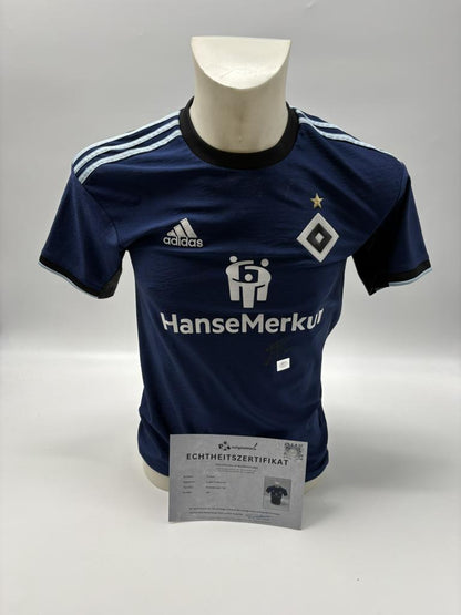 Hamburger SV Trikot Luka Vušković signiert Autogramm Adidas HSV XS