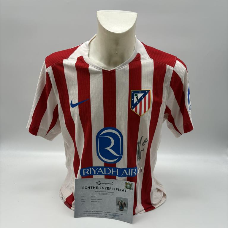 Atletico Madrid Trikot COA Rodrigo Mendoza signiert Autogramm Nike S
