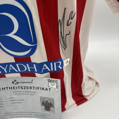 Atletico Madrid Trikot COA Rodrigo Mendoza signiert Autogramm Nike S
