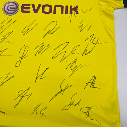 BVB Trikot 2012/2013 Teamsigniert Borussia Dortmund COA Puma 3XL