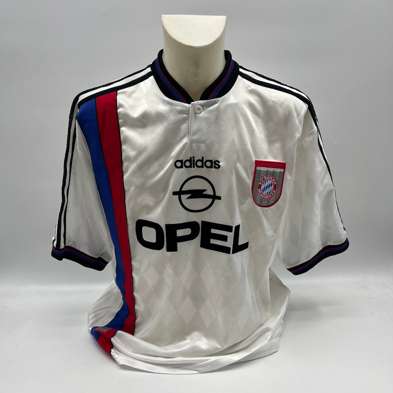 Bayern München Trikot 1996/1997/1998 Teamsigniert Bundesliga neu COA Adidas XL
