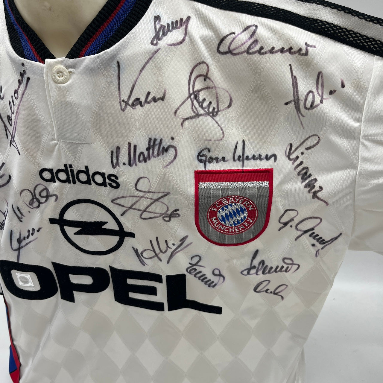 Bayern München Trikot 1996/1997/1998 Teamsigniert neu Bundesliga COA Adidas XL