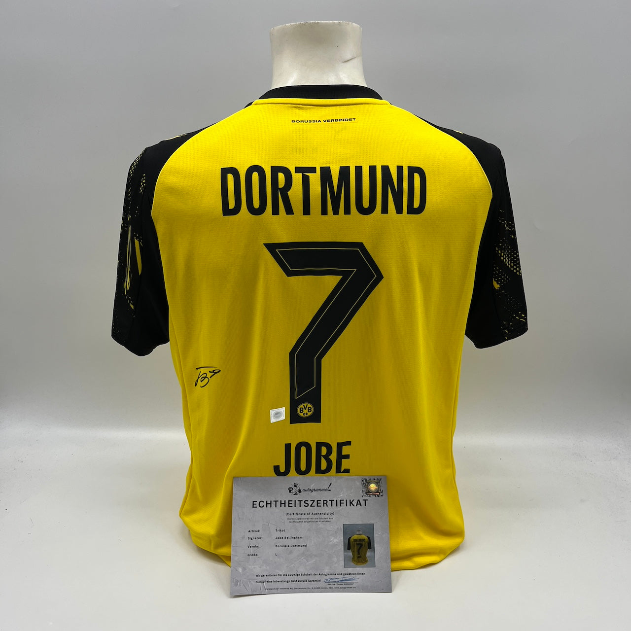 Borussia Dortmund Trikot Jobe Bellingham signiert BVB neu Puma L
