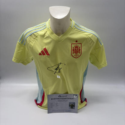 Spanien Trikot Raul signiert COA Autogramm neu M