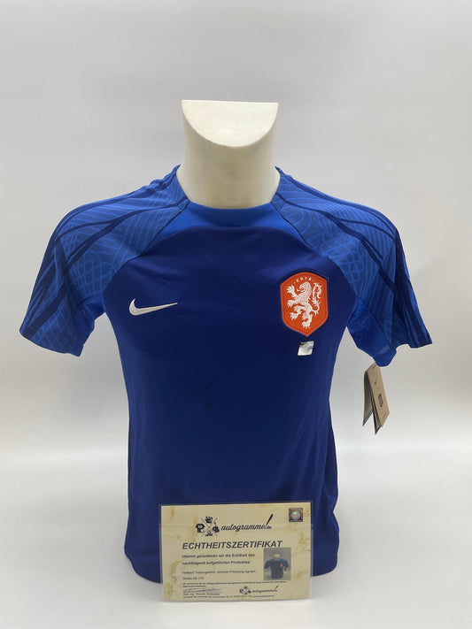 Niederlande Shirt Jeremie Frimpong signiert Holland Autogramm Nike COA 158-170