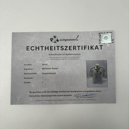 DFB Trikot Miroslav Klose signiert Autogramme Adidas COA L