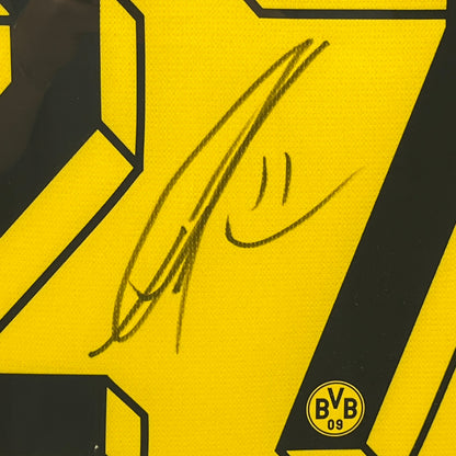 Borussia Dortmund Trikot Karim Adeyemi signiert im Rahmen Puma COA BVB