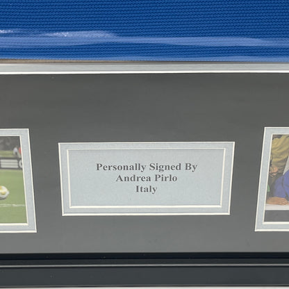 Italien Trikot Andrea Pirlo signiert im Rahmen COA Puma