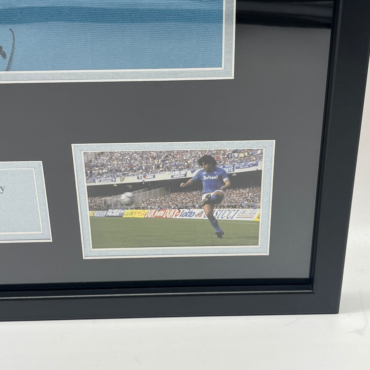 SSC Neapel Trikot Diego Maradona signiert im Rahmen COA