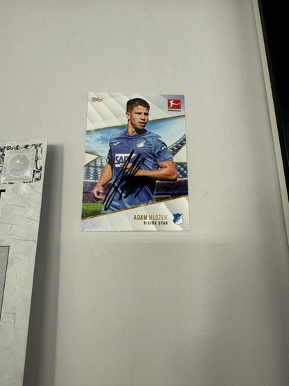 Kapitänsbinde Adam Hložek signiert im Rahmen TSG 1899 Hoffenheim COA Fußball