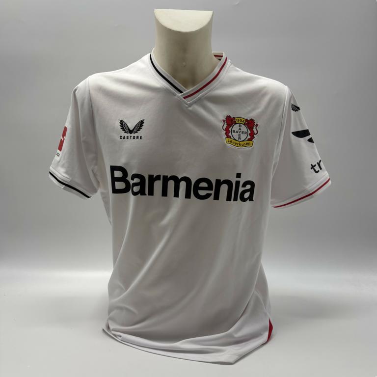 Bayer Leverkusen Trikot Nadiem Amiri signiert Castore COA Autogramm L