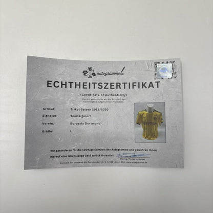 BVB Trikot 2019/2020 Teamsigniert Borussia Dortmund Puma L