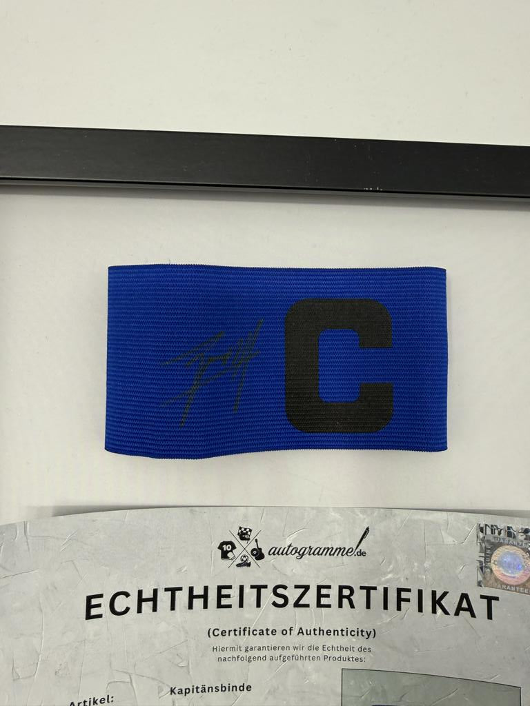 Kapitänsbinde Kai Havertz signiert im Rahmen Deutschland Autogramm COA Fußball