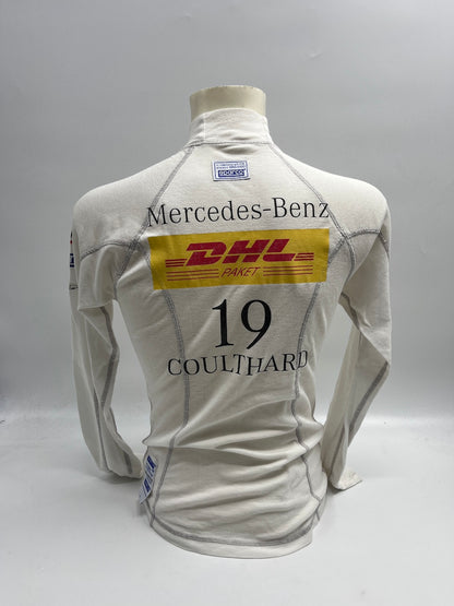 David Coulthard Formel 1 original getragene Rennunterwäsche COA