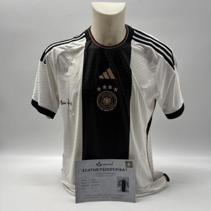 Deutschland Trikot Willi Schulz signiert Adidas DFB Authentic Version M