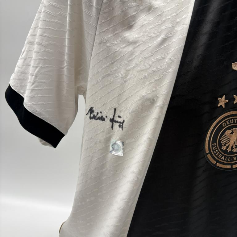 Deutschland Trikot Willi Schulz signiert Adidas DFB Authentic Version M