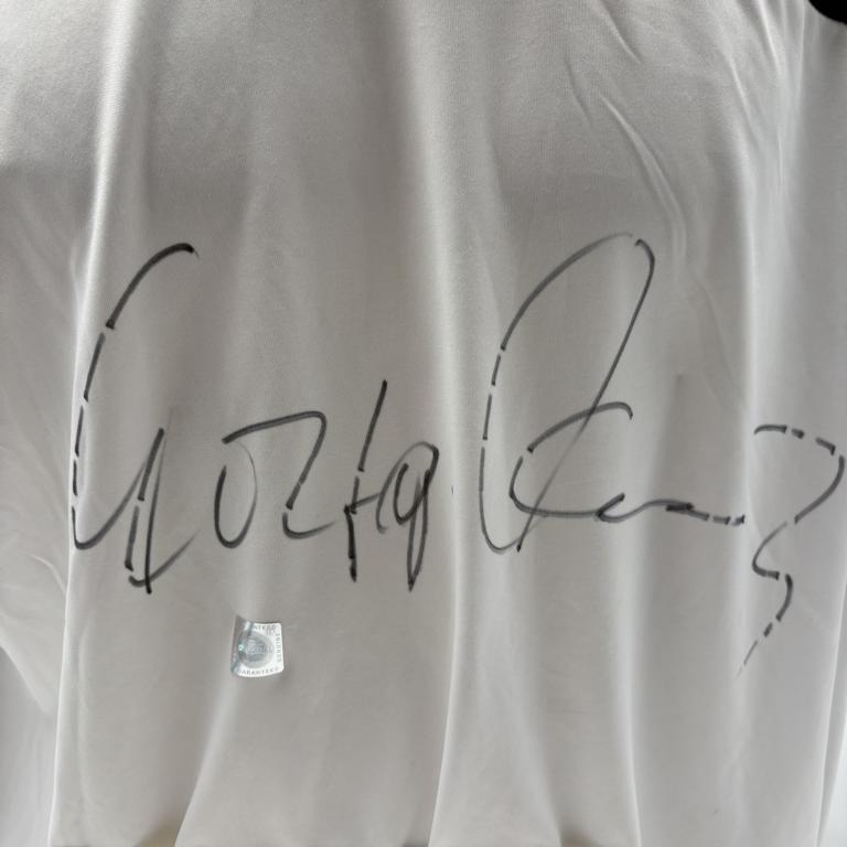 DFB Trainingsshirt Wolfgang Overath signiert COA Deutschland Autogramm XXL