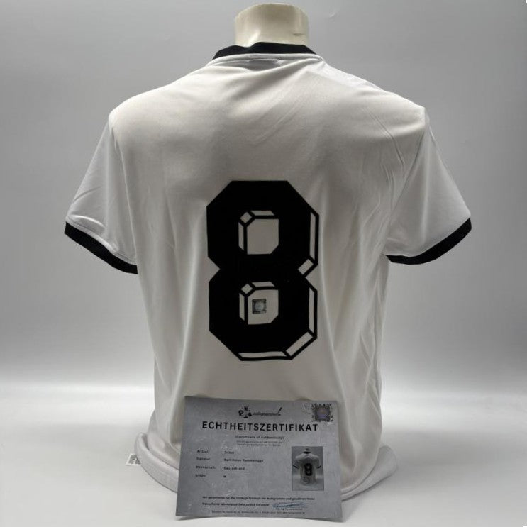 DFB Repro Trikot Karl-Heinz Rummenigge signiert Autogramme M