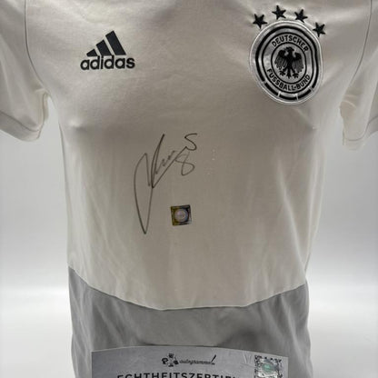 DFB Trainingsshirt Leon Goretzka signiert Adidas COA Autogramm 164