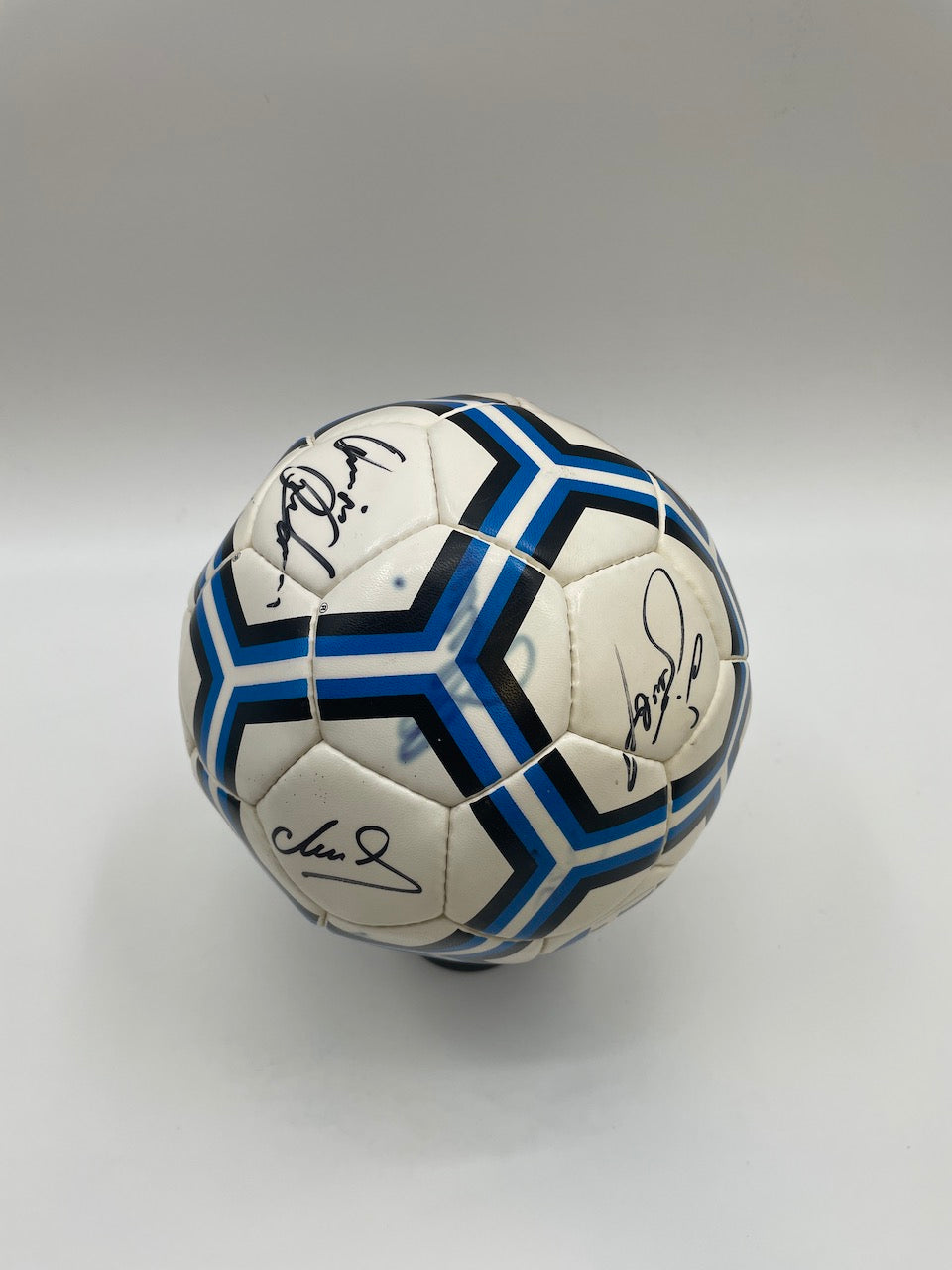 FC Bayern Fußball Teamsigniert 1992/93/94 Unterschrift Autogramm Stadtlo Ball