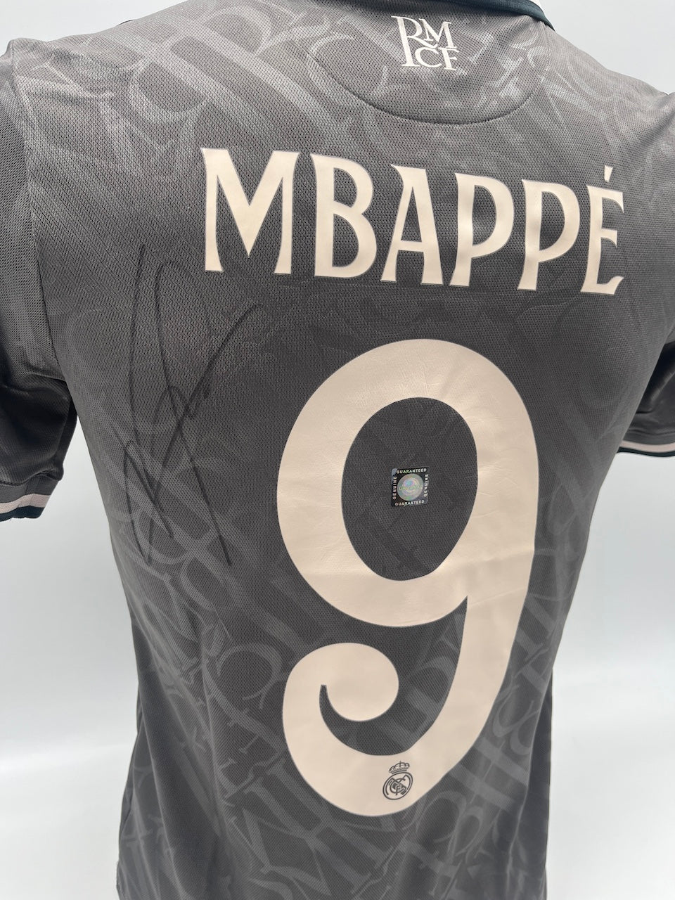 Real Madrid jersey signed by Kylian Mbappe, Adidas COA LaLiga autograph 164