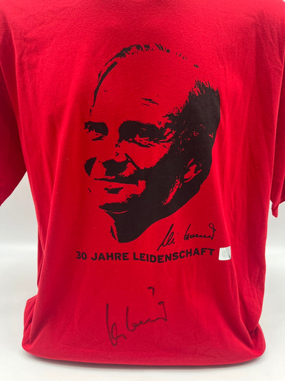 Bayern München T-Shirt Uli Hoeneß signiert Autogramme FCB XL