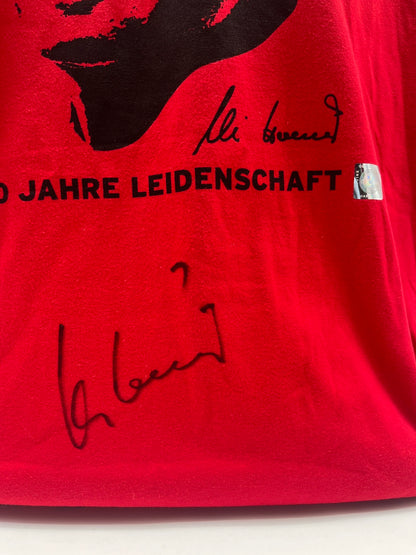 Bayern München T-Shirt Uli Hoeneß signiert Autogramme FCB XL
