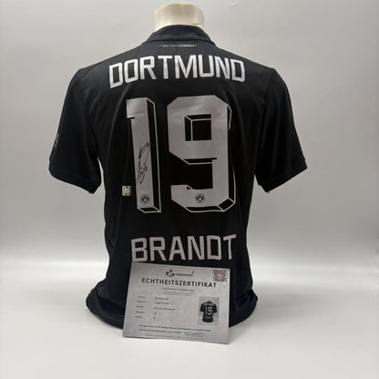 Borussia Dortmund Sondertrikot Julian Brandt signiert Puma COA  Autogramm M