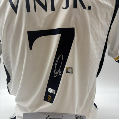 Real Madrid Trikot Vinicius Junior signiert Autogramm Adidas COA XL